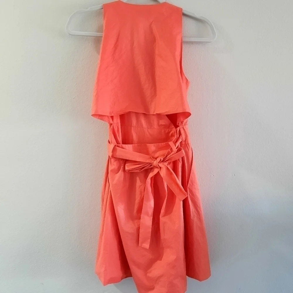 Kate Spade Saturday Open Back Cotton Wrap Dress 0